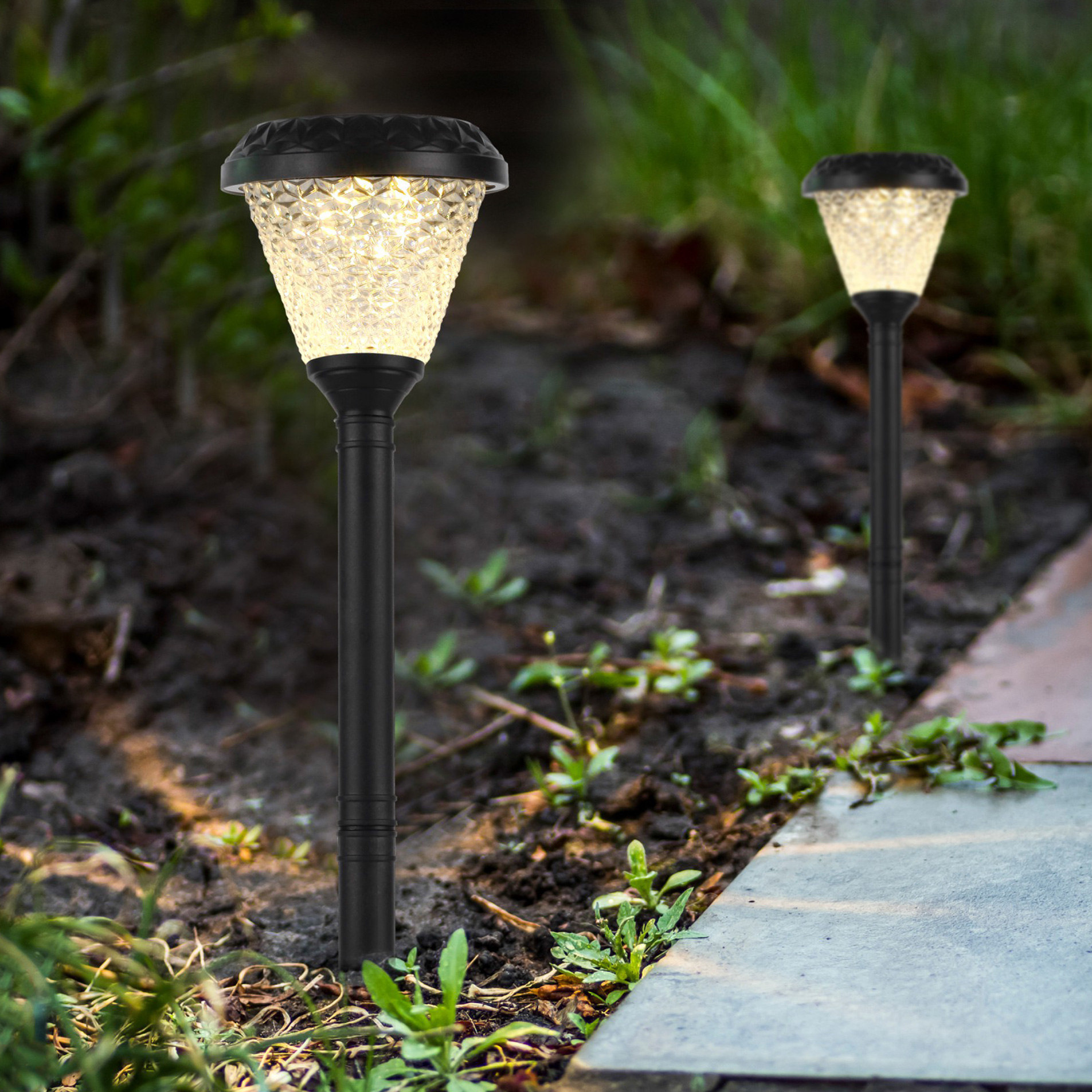 aluminium pc led solar pin light manufacturer