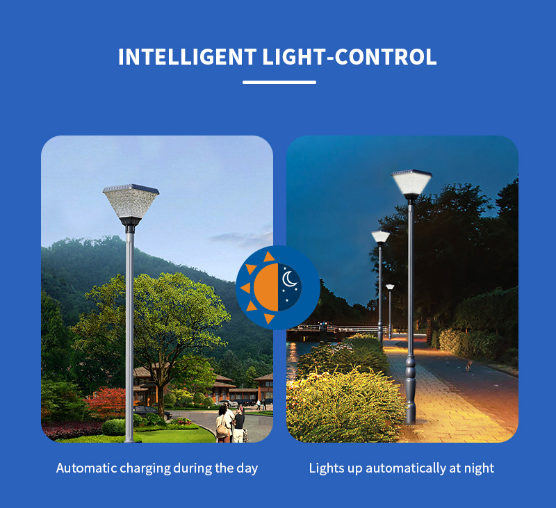 high quality modern all in one solar garden lamp pricelist