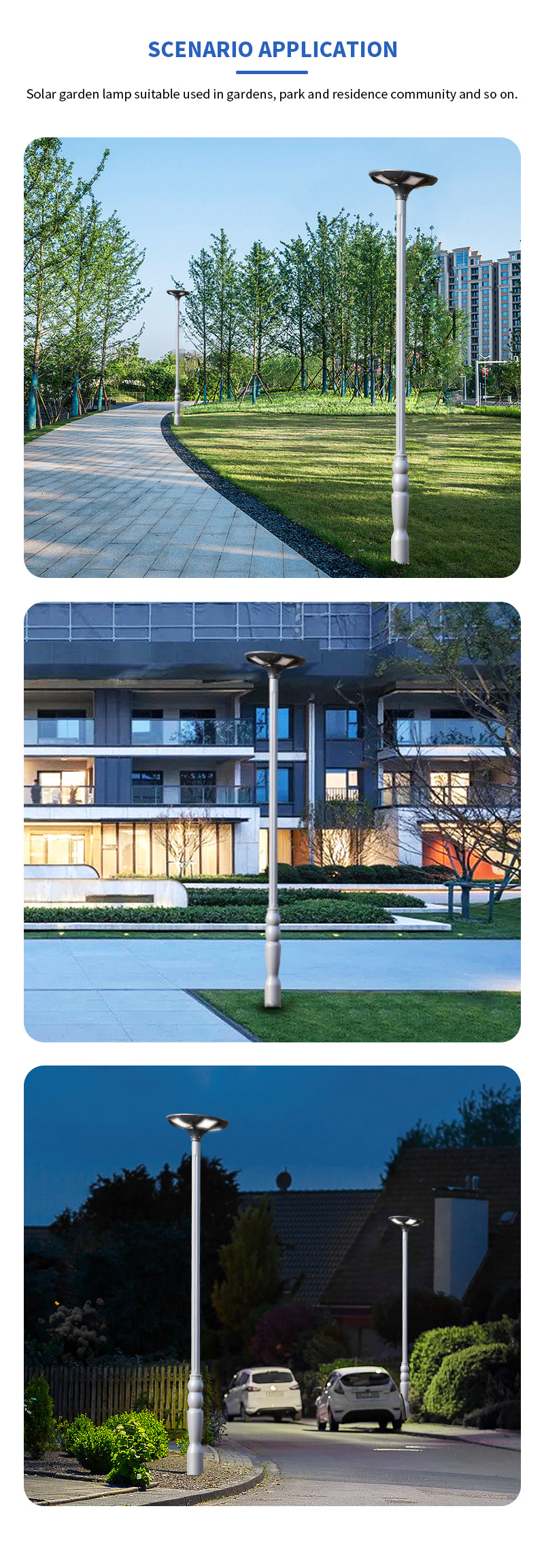 modern Flying aluminium led all in one solar urban lamp manufacturer