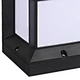 ABS all in one solar square pillar lamp with protect UV PC manufacturer