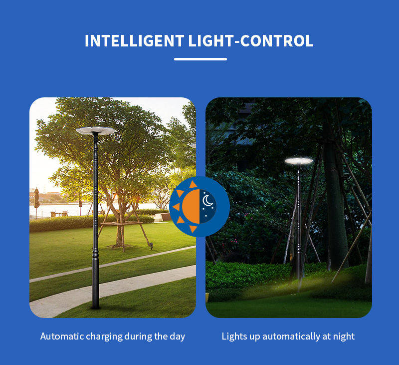 smart all in one solar garden lamps supplier