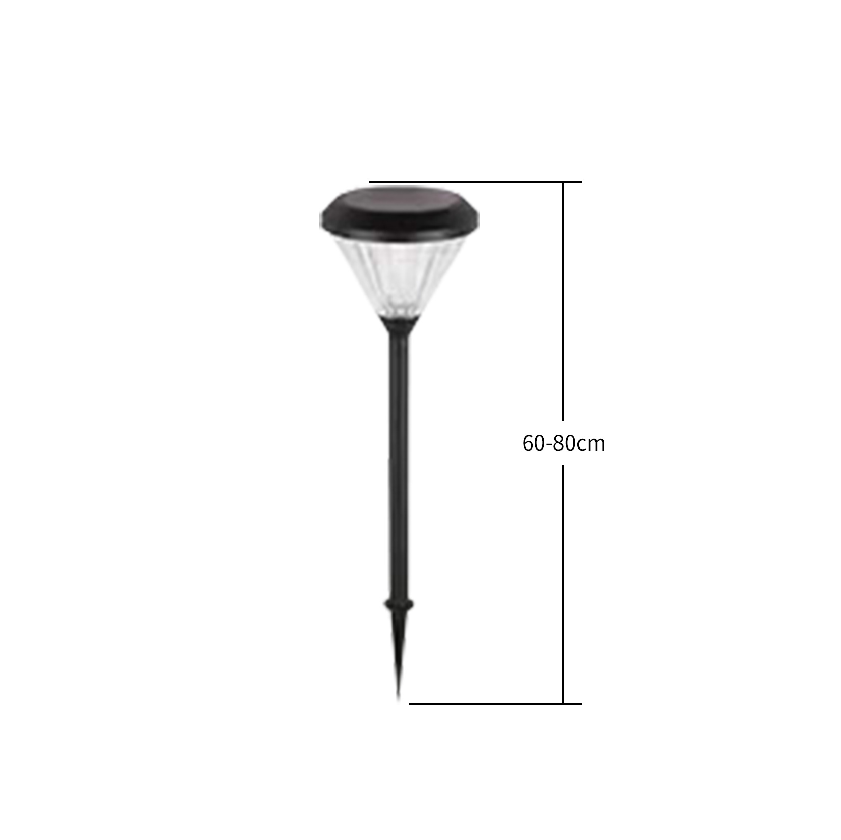 60-80cm solar lawn lamp manufacturer