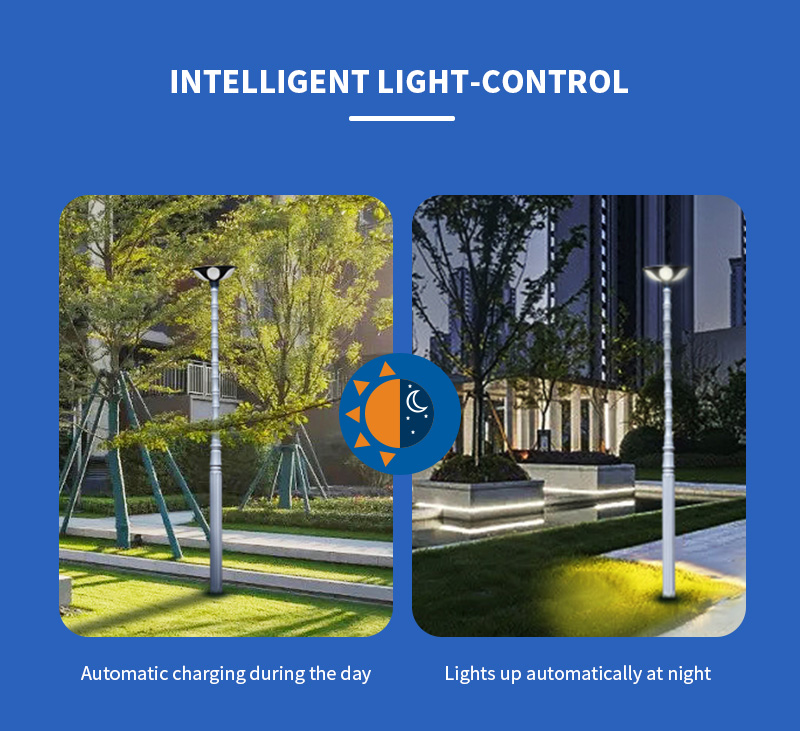 smart led solar garden lamp manufacturer