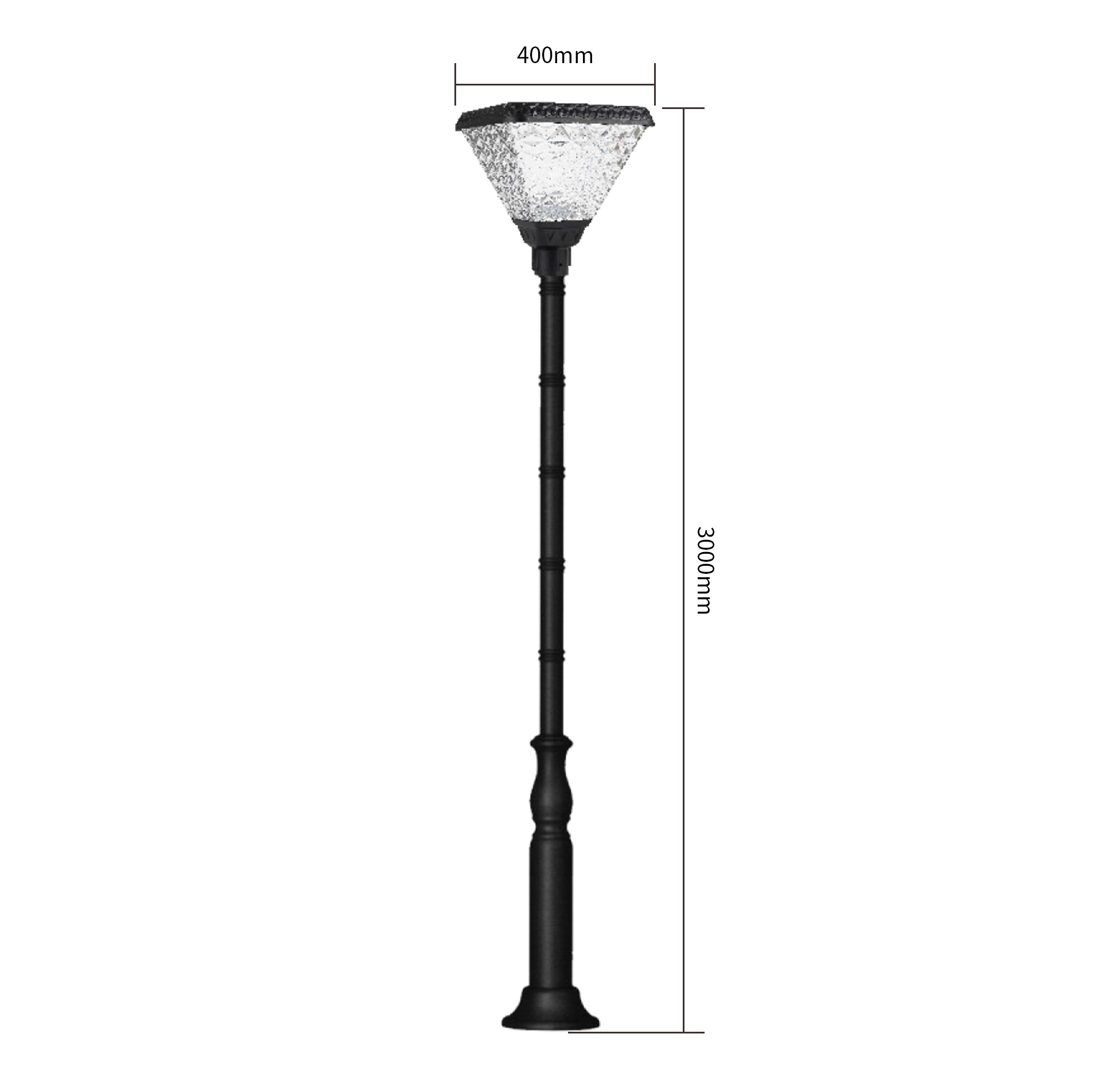 3m led solar yard lamp manufacturer