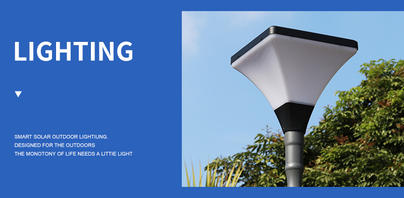 high quality pc led solar urban lamp manufacturer