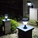 ripple pc diffuser led solar column light manufacturer