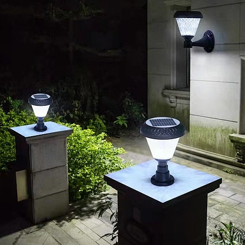 ripple pc diffuser led  solar column light