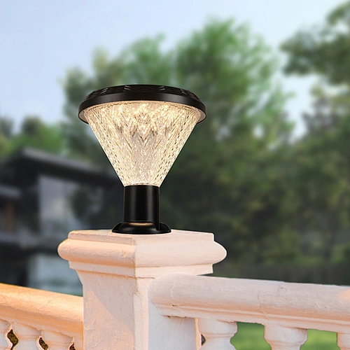 popular violets pc led solar column lamp