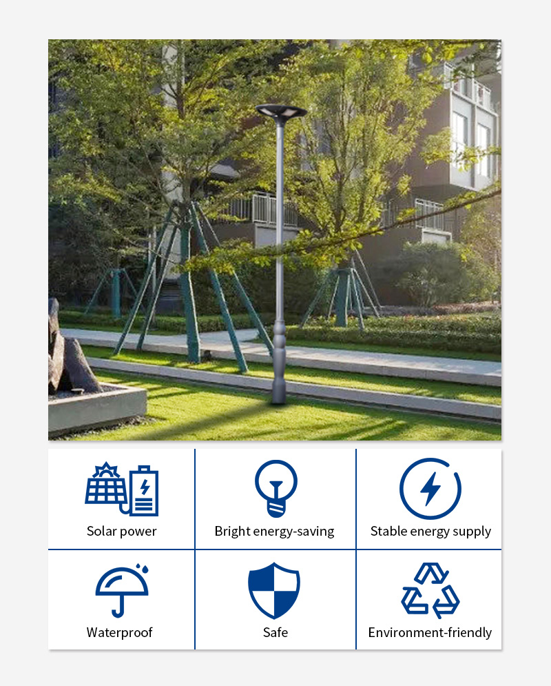 aluminium Flying led all in one solar urban lamp supplier
