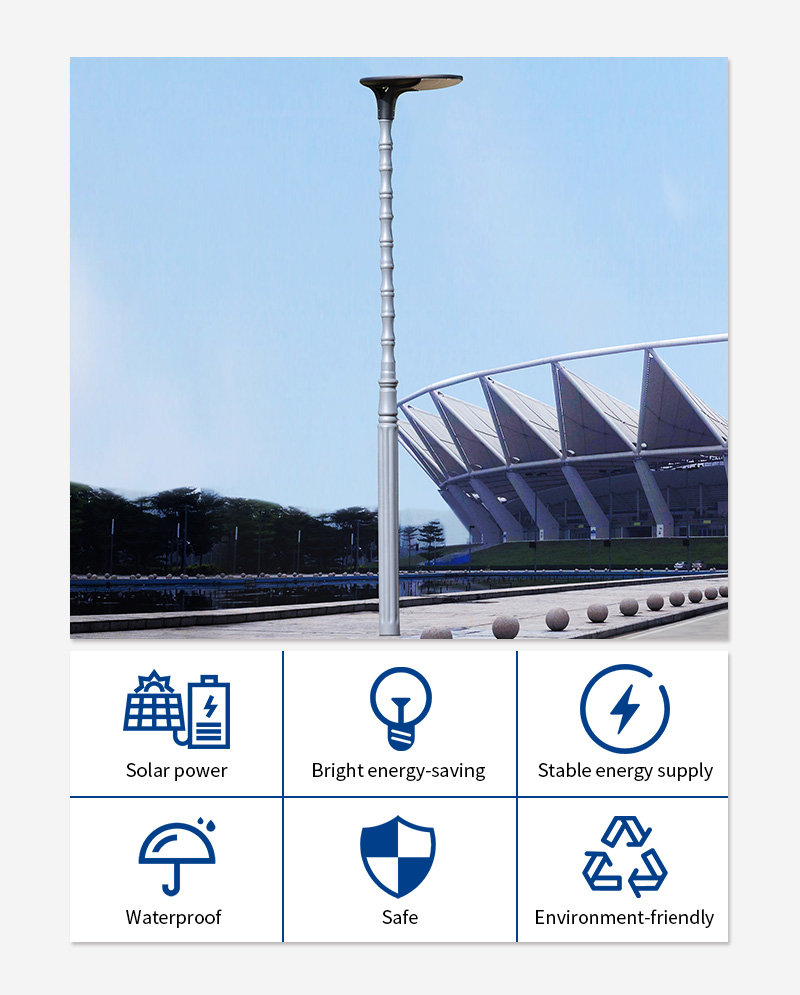modern style bright energy saving swan led all in one solar countyard lamp supplier