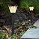 150mm 200mm gold diamond  pc led solar pin light manufacturer