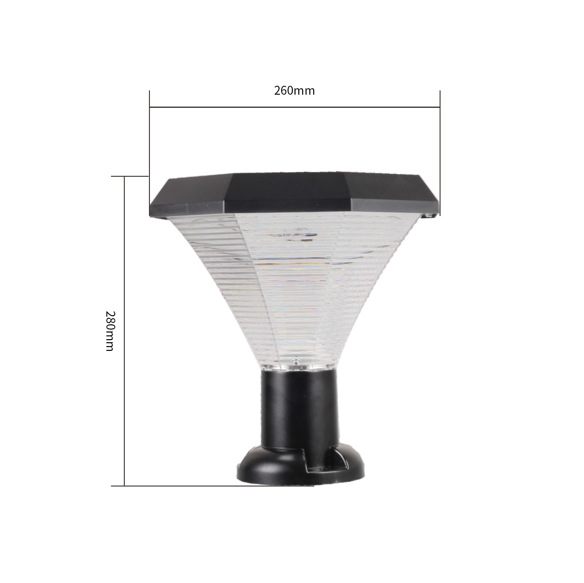 led solar column lamp manufacturer