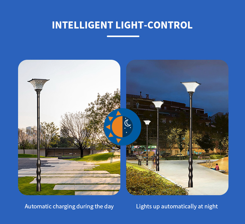 high power solar coundyard lamp manufacturer