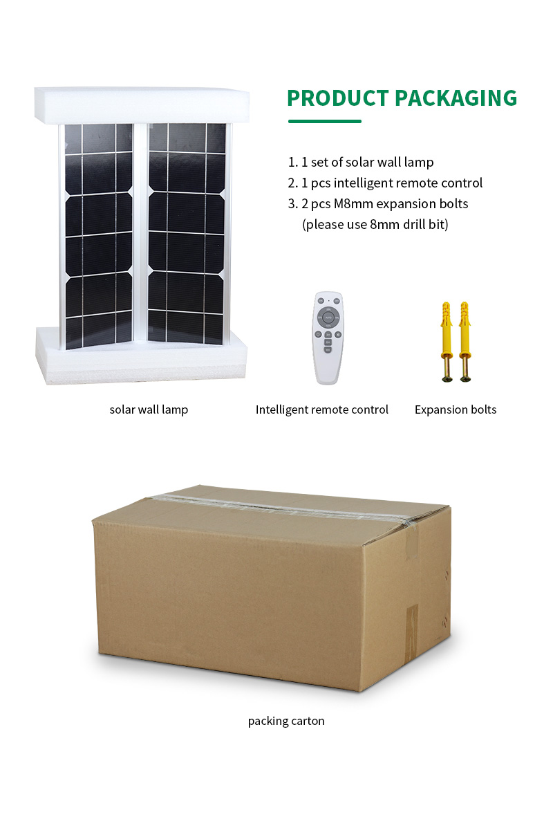 wholesale double-sided all in one solar wall lamp service