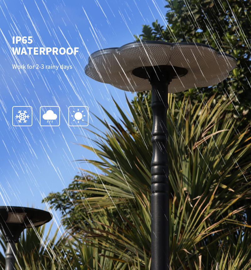 waterproof all in one led solar garden lamps supplier