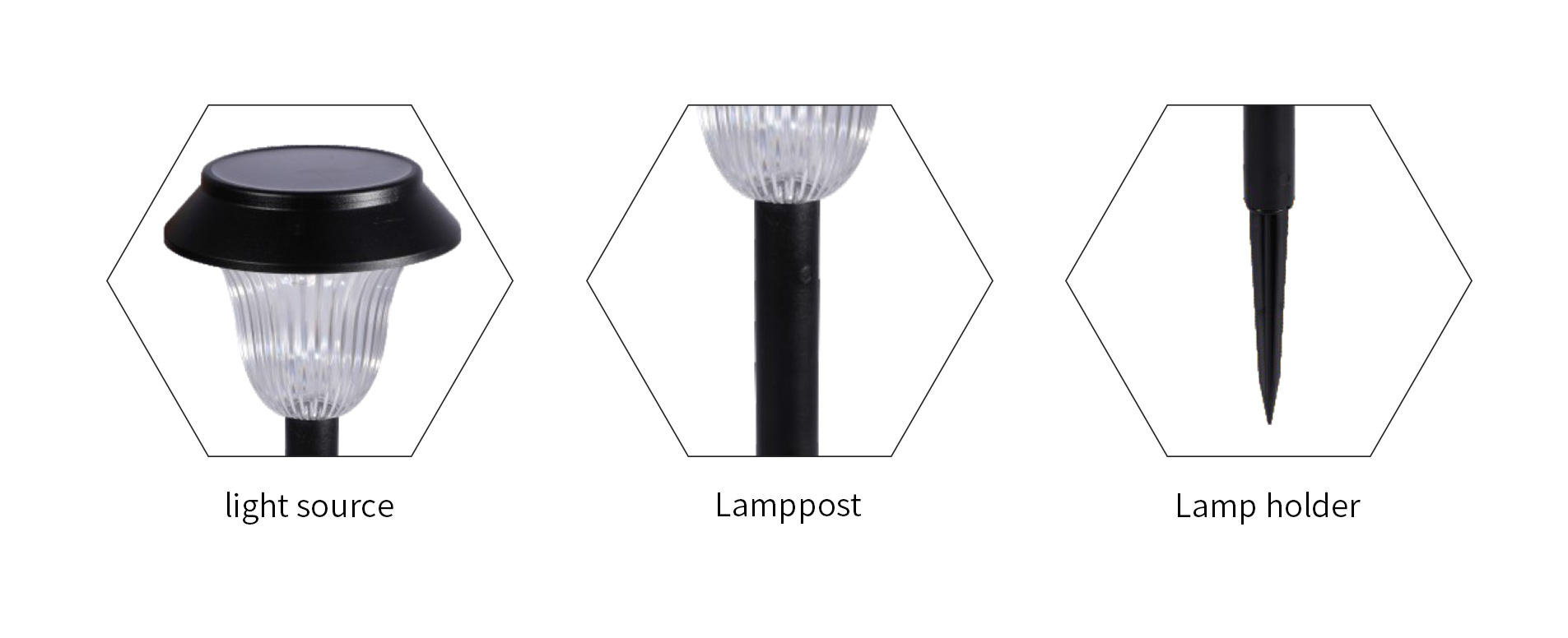 abs led solar color pin lights manufacturer