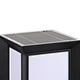 ABS  solar square pillar lamp with all in one solar panel manufacturer