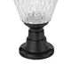ripple clear pc led solar column light  manufacturer