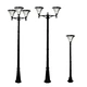 high bringness daffodil six side all in one led solar yard lamp manufacturer