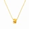 gold ring pendant necklace