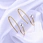 stainless steel hoop earrings