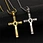 stainless steel cross necklace pendant