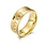 stainless steel letter ring