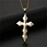 fashion stainless steel cross necklace