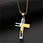stainless steel pendant cross