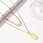 gold plated pendant necklace