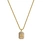 stainless steel zircon pendant