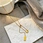 18k plated gold necklace