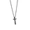 stainless steel cross pendant necklace