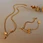 18k plated gold necklace