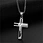 stainless steel pendant cross