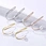 stainless steel hoop earrings