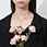 European and American 316L stainless steel simple Good Luck round pendant stainless steel necklace
