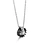 Gold crown pendant necklace