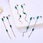 long crystal chain earrings
