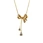 gold plated yellow gold plated cubic zirconia