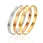 Fashion simple 316L stainless steel bracelet sanding polished stainless steel bracelet wholesale