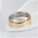 stainless steel letter ring