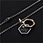 stainless steel pendant necklace