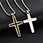 stainless steel necklace cross