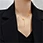gold plated chain necklace