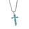 men stainless steel cross necklace