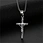 stainless steel gothic cross