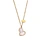 stainless steel 316l necklace stone