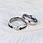 rings stainless steel stone