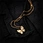 butterfly beads necklace pendant